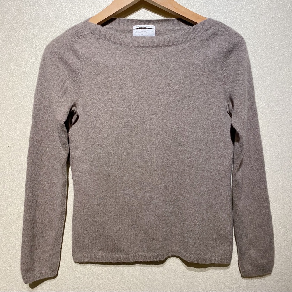 100% Cashmere Charter Club Sweater | Small